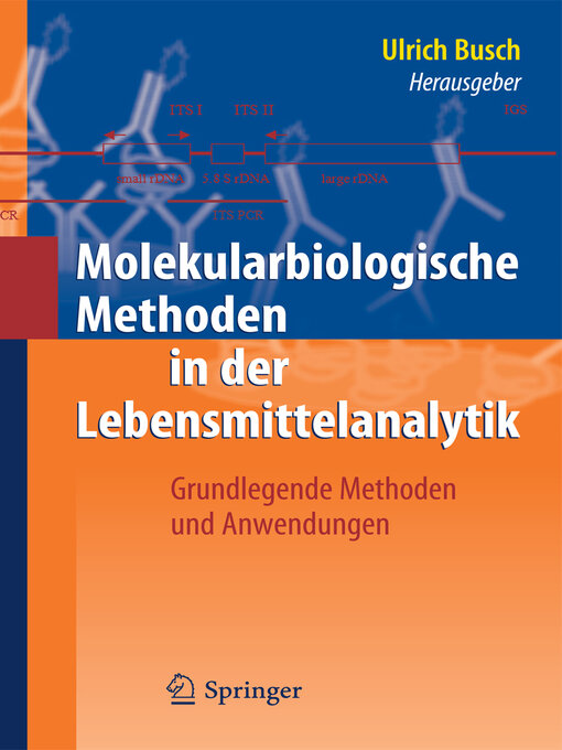 Title details for Molekularbiologische Methoden in der Lebensmittelanalytik by Ulrich Busch - Available